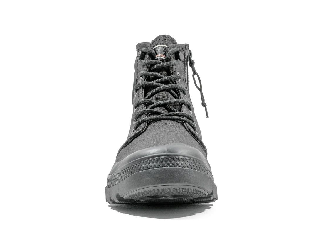 Black Men Palladium Pampa Rcyl Lt+wp+zip Boots | US-QA3768210