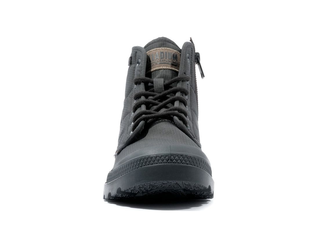 Black Men Palladium Pampa Re-quilted Boots | US-KO0217836