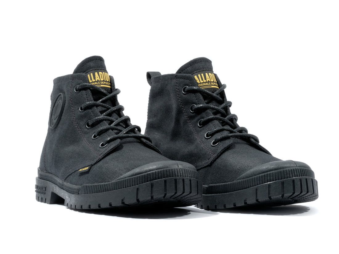 Black Men Palladium Pampa Sp20 Hi Wax Boots | US-TC0326958