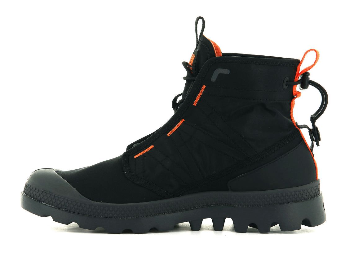 Black Men Palladium Pampa Travel Lite Boots | US-RA9564712