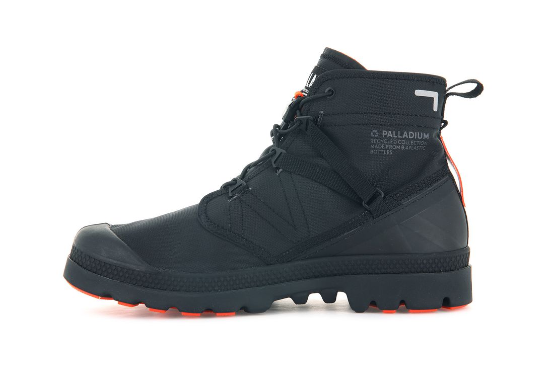 Black Men Palladium Pampa Travel Lite+ Waterproof Boots | US-KO4761052