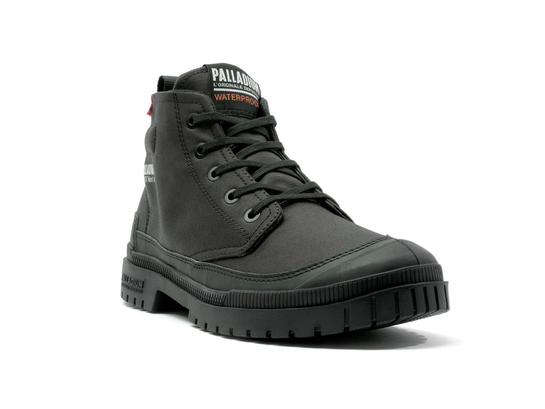 Black Men Palladium Sp20 Hi Wp+ Boots | US-ZW9284057