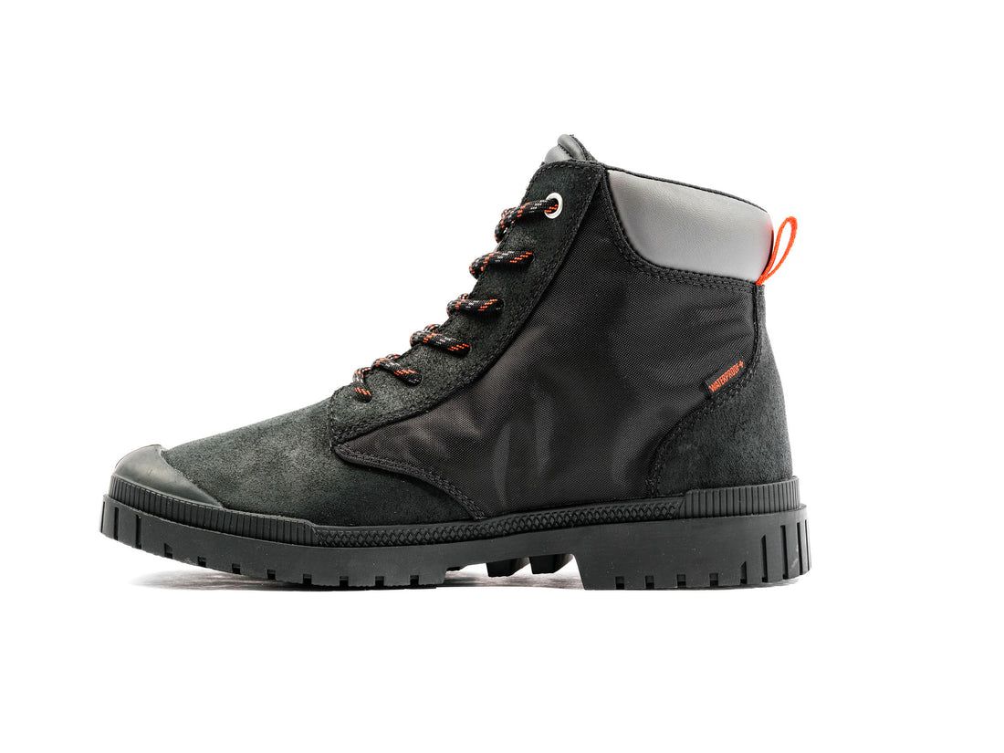 Black Men Palladium Sp20 Sport Cuff Wpn Boots | US-LN3467510