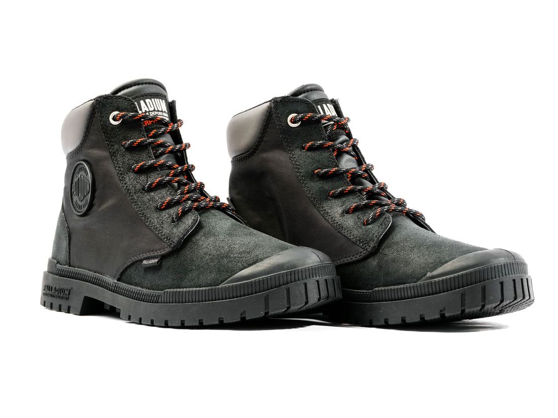 Black Men Palladium Sp20 Sport Cuff Wpn Boots | US-LN3467510