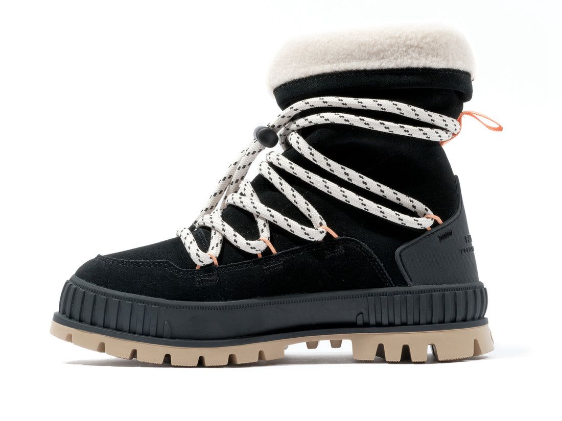 Black Women Palladium Pallashock Hiver Winter Boots | US-XP3068547