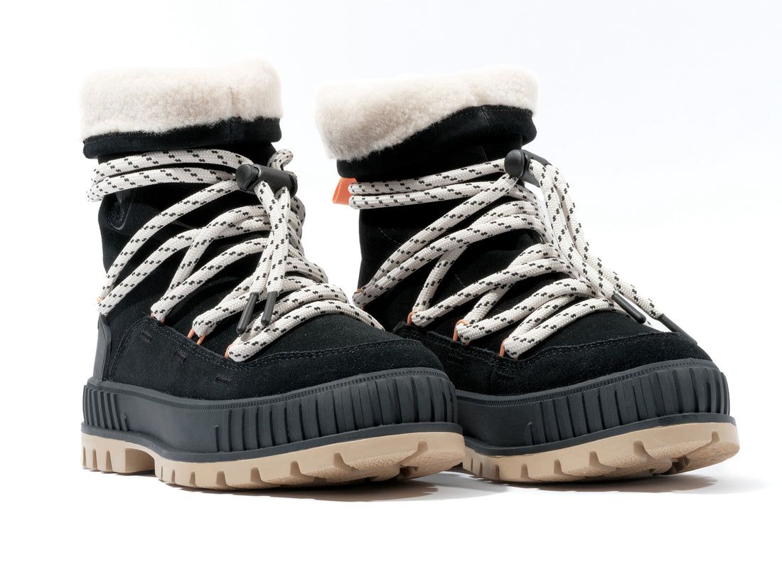 Black Women Palladium Pallashock Hiver Winter Boots | US-XP3068547