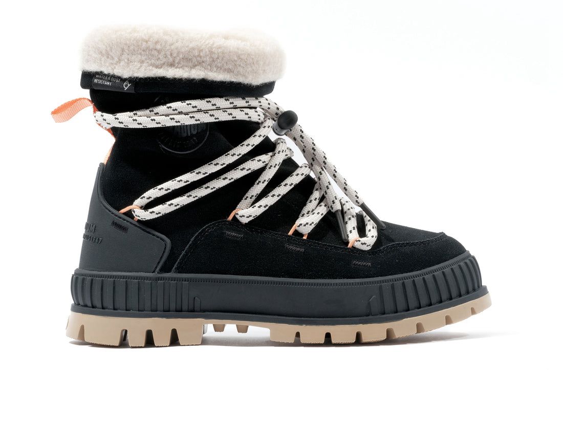 Black Women Palladium Pallashock Hiver Winter Boots | US-XP3068547