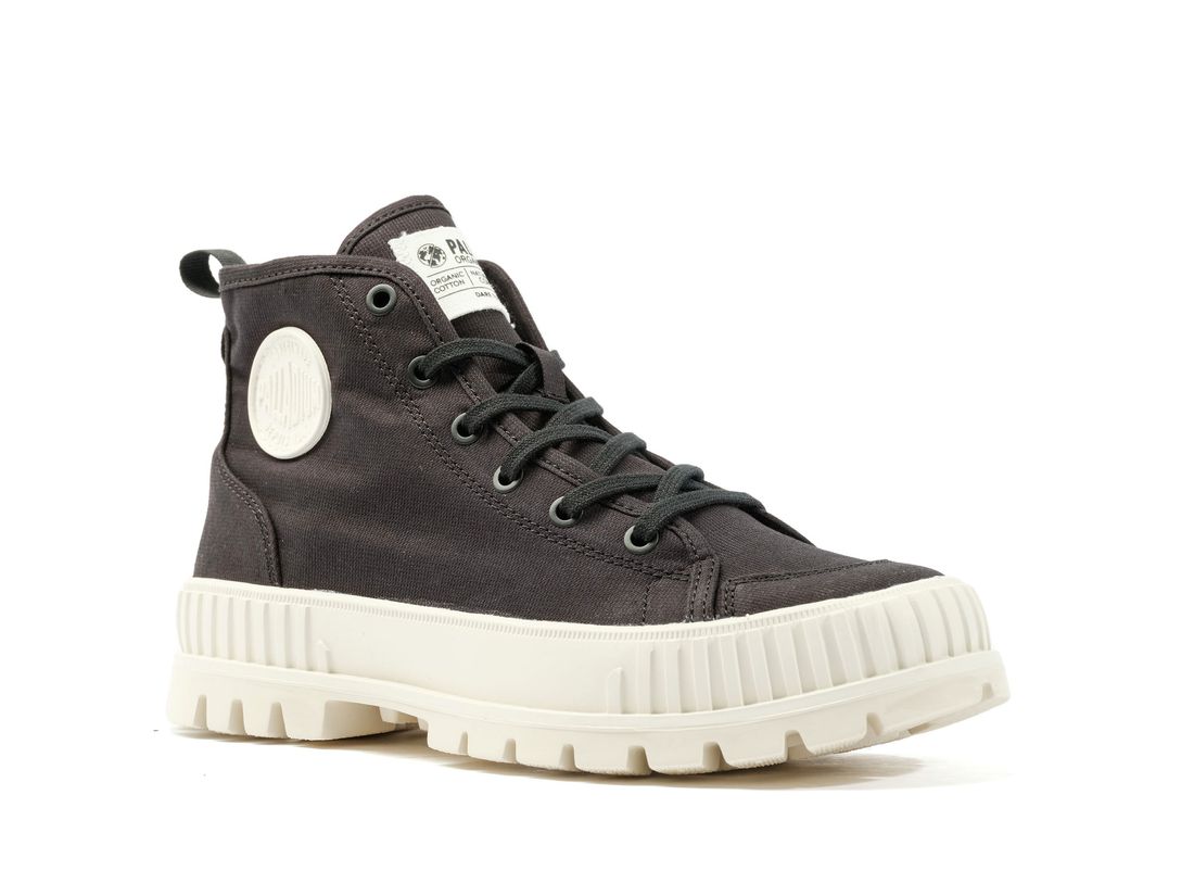 Black Women Palladium Pallashock Organic 2 Sneakers | US-FM8107263