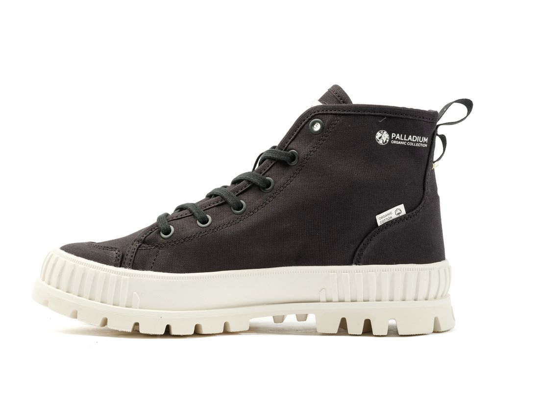 Black Women Palladium Pallashock Organic 2 Sneakers | US-FM8107263