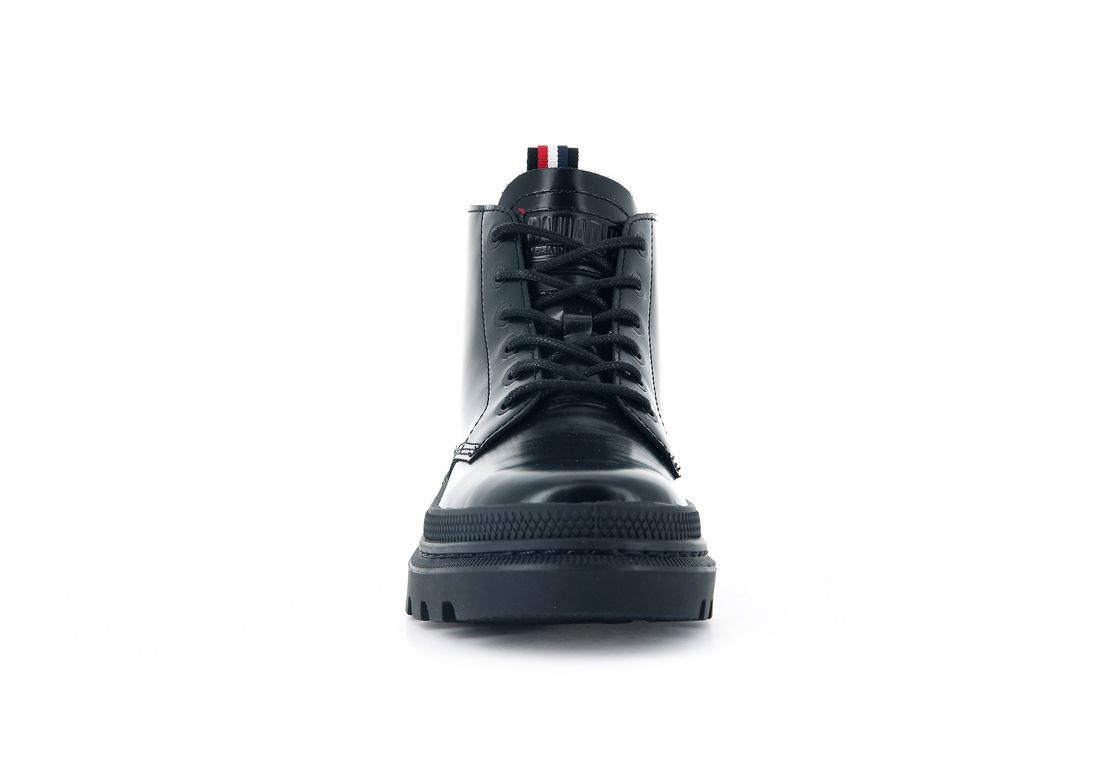 Black Women Palladium Pallatrooper Hi-1 Boots | US-FL6471823