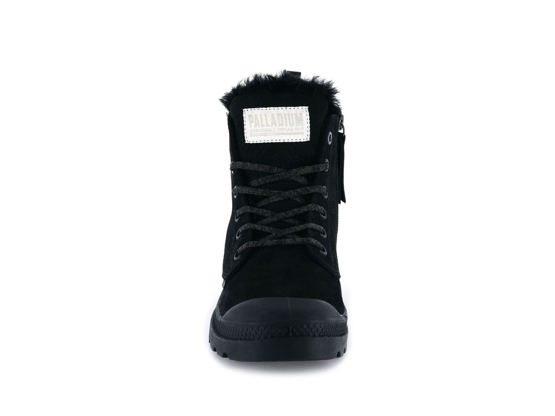 Black Women Palladium Pampa Hi Zip Wl Winter Boots | US-RW0971843