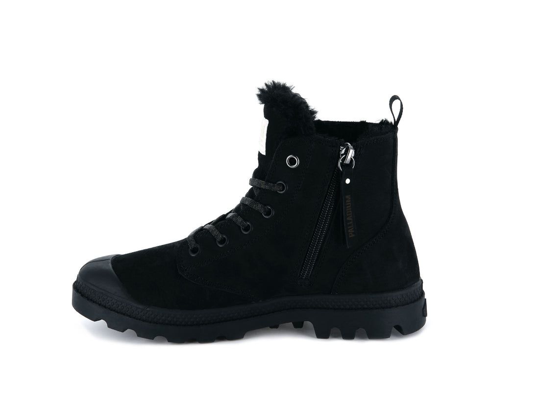 Black Women Palladium Pampa Hi Zip Wl Winter Boots | US-RW0971843