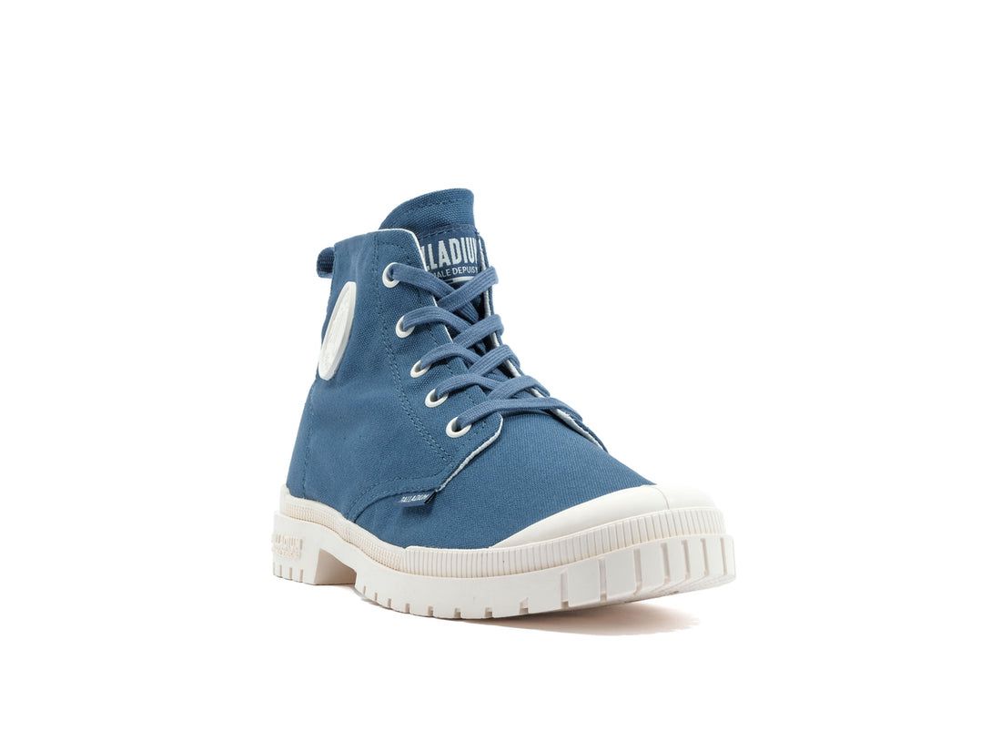 Blue Women Palladium Pampa Sp20 Hi Canvas Boots | US-JZ5364918