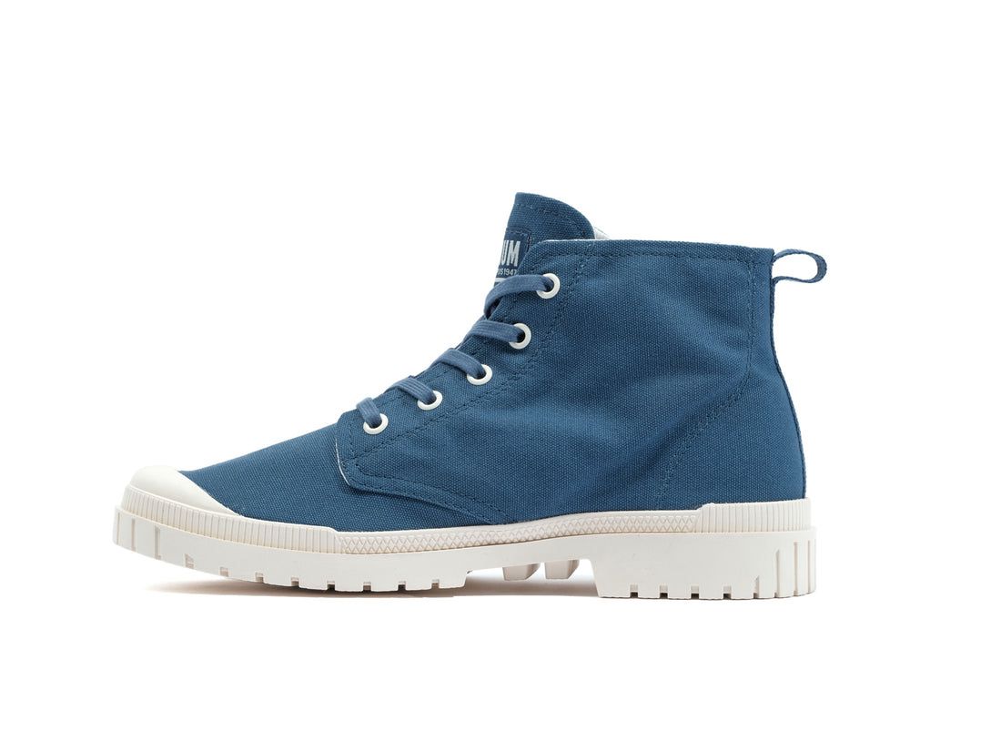 Blue Women Palladium Pampa Sp20 Hi Canvas Boots | US-JZ5364918