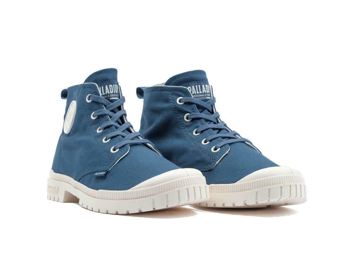 Blue Women Palladium Pampa Sp20 Hi Canvas Boots | US-JZ5364918