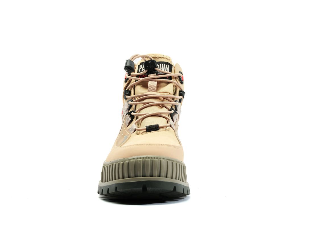 Brown Kids' Palladium Pallashock Travel Wp+ Boots | US-ZL4690278