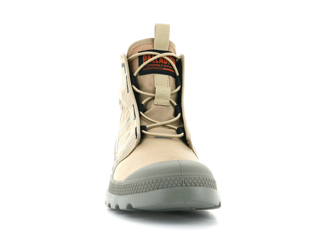 Brown Kids' Palladium Pampa Travel Lite Boots | US-NL0429157