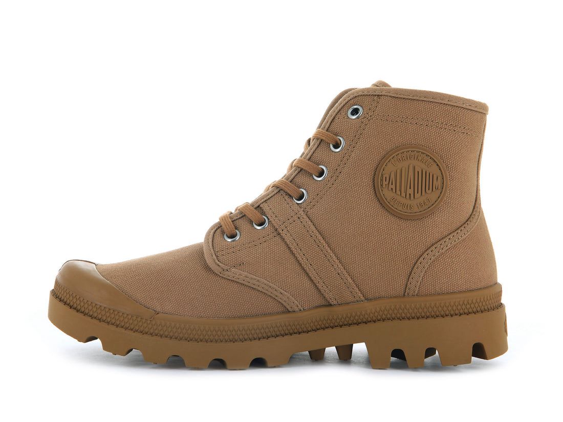 Brown Men Palladium Pallabrousse Boots | US-SG6523017