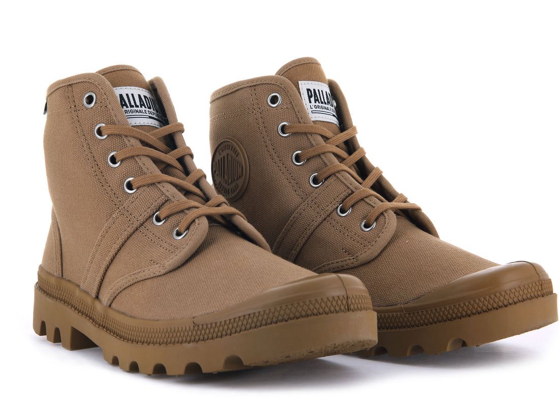 Brown Men Palladium Pallabrousse Boots | US-SG6523017