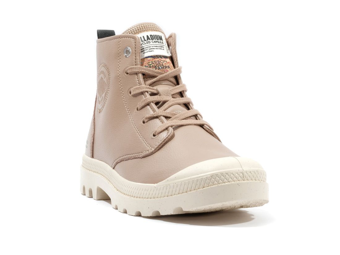 Brown Men Palladium Pampa Hi Re-vegan Lth Boots | US-OI7042318