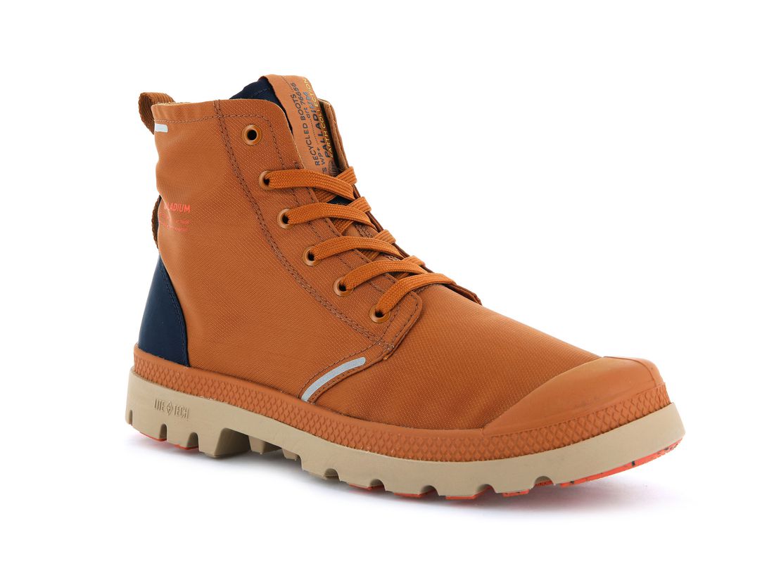 Brown Men Palladium Pampa Lite+ Recycle Wp+ Boots | US-BC1092784