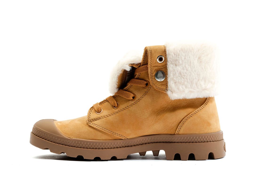 Brown Women Palladium Baggy Nubuck Wl Winter Boots | US-EP5760389