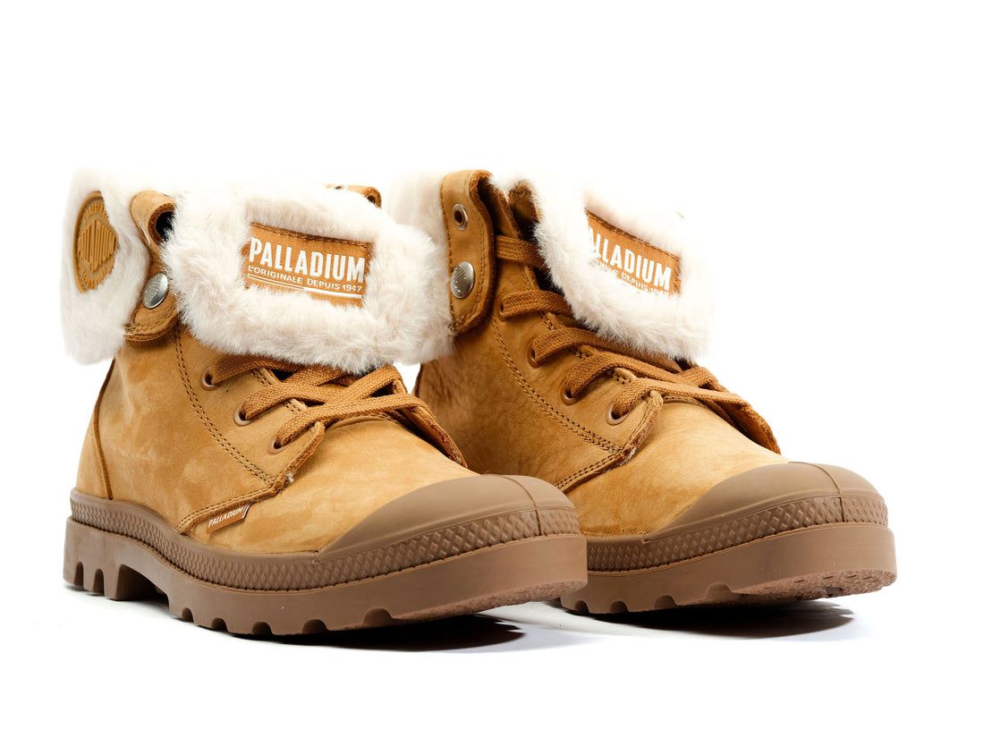 Brown Women Palladium Baggy Nubuck Wl Winter Boots | US-EP5760389