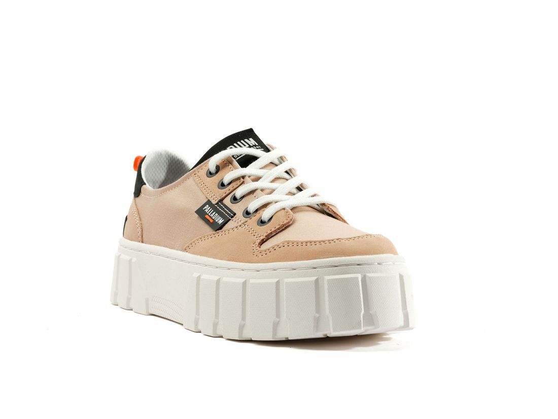 Brown Women Palladium Pallatower Lo Sneakers | US-GO3108475