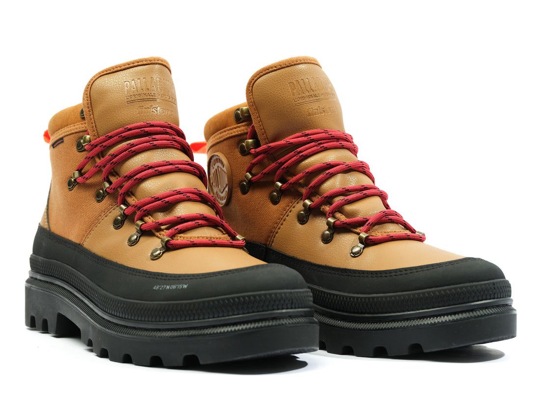 Brown Women Palladium Pallatrooper Hiker Wp+ Boots | US-KC7341095