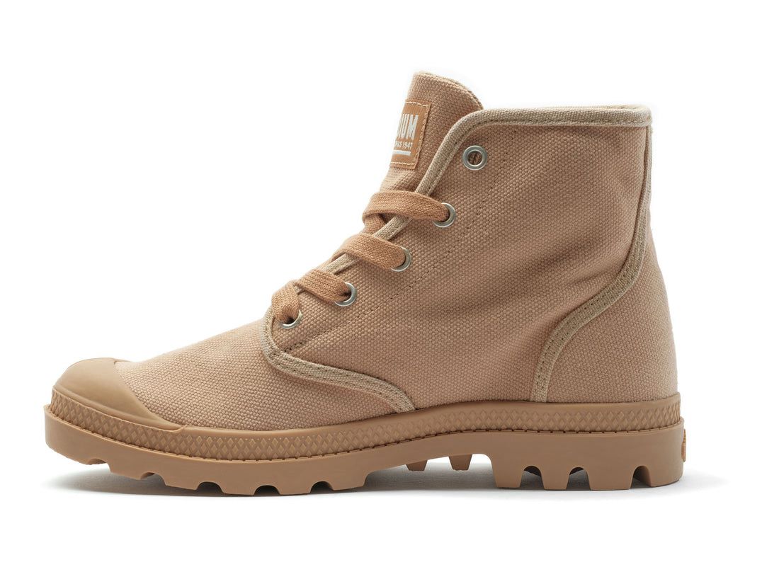 Brown Women Palladium Pampa Hi Boots | US-NJ6957204