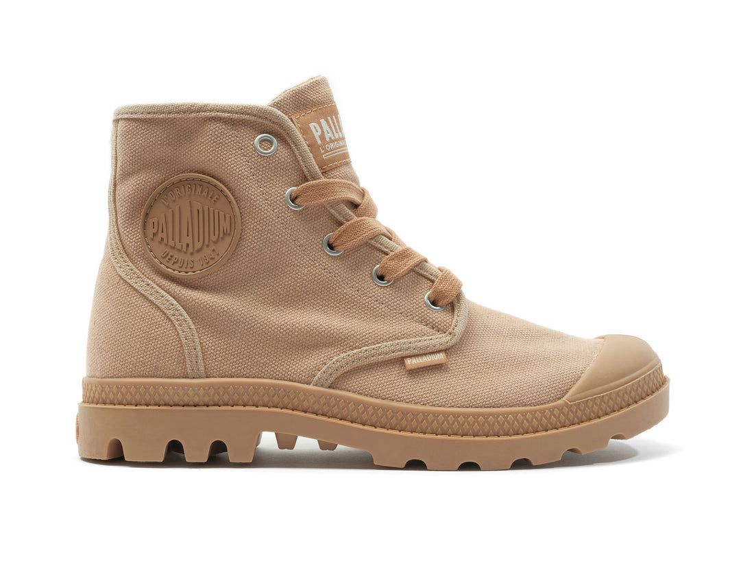 Brown Women Palladium Pampa Hi Boots | US-NJ6957204