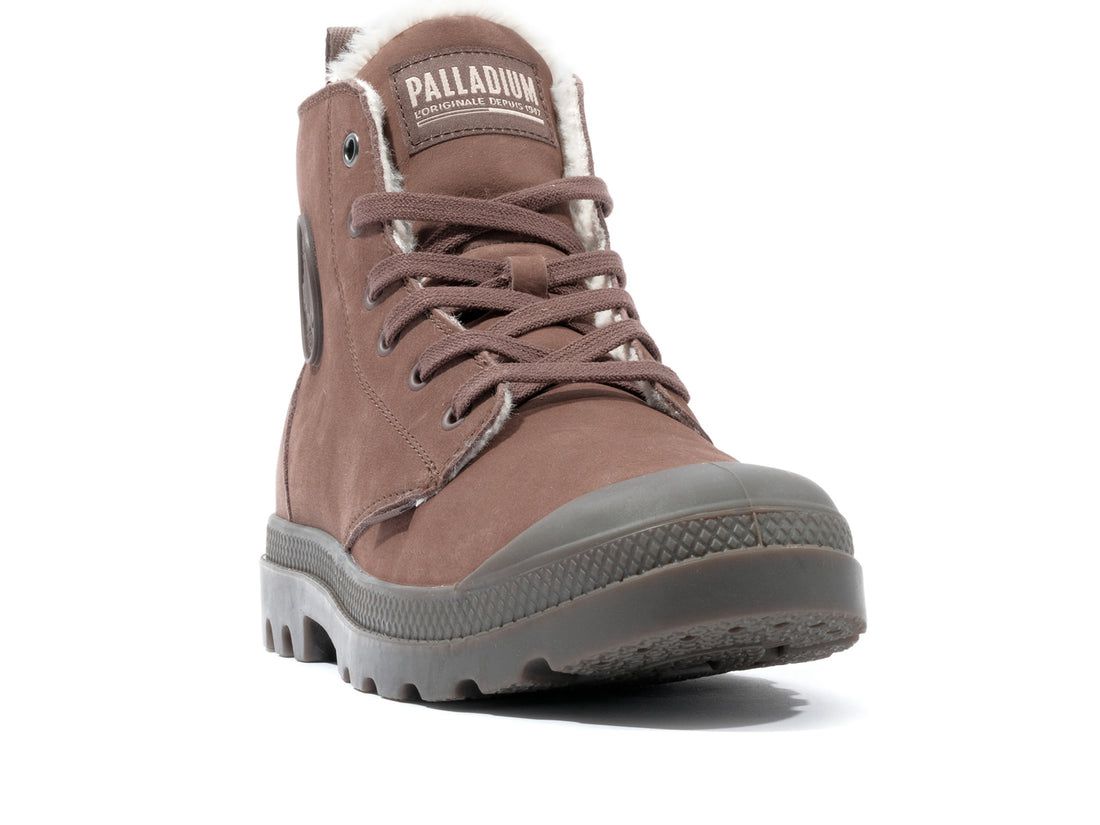 Chocolate Men Palladium Pampa Hi Zip Wl Winter Boots | US-HB8172046