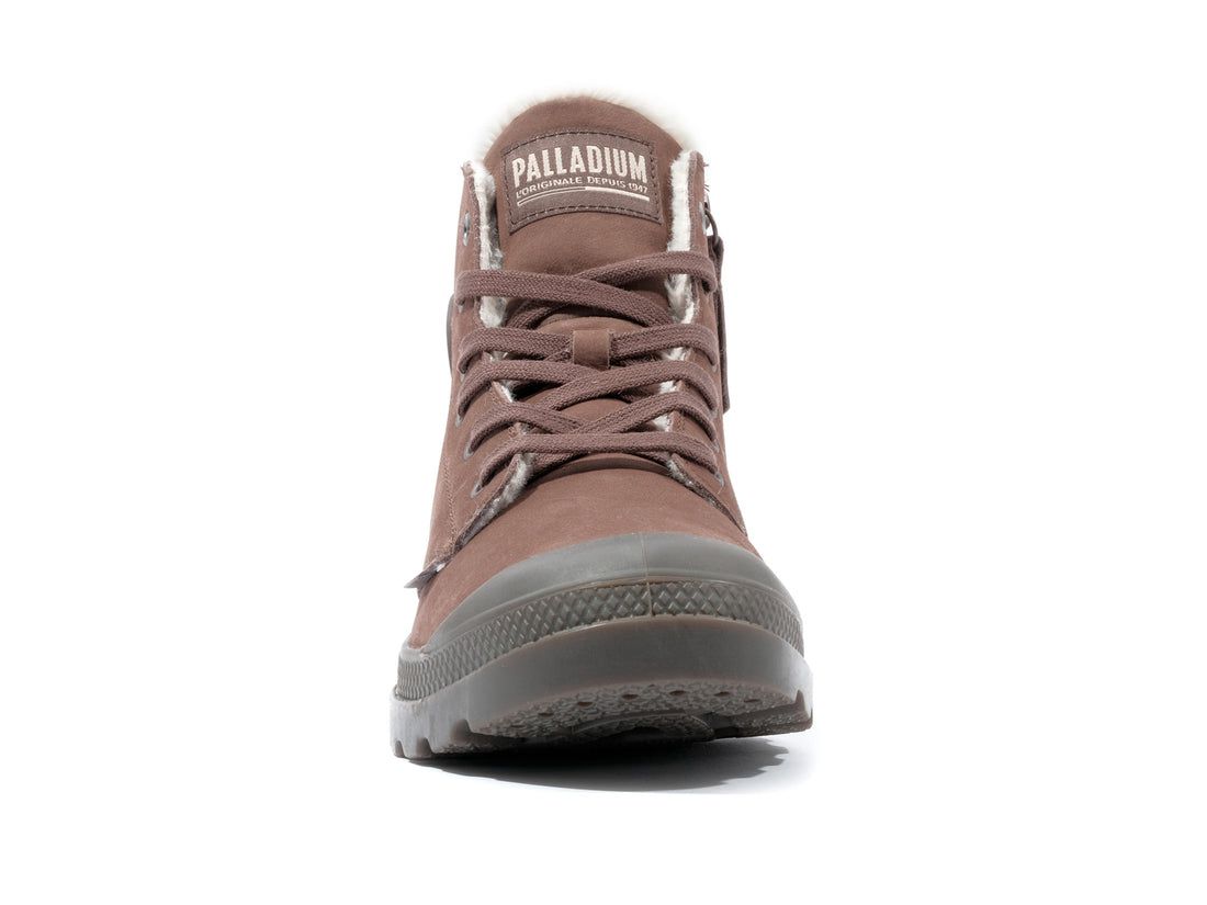 Chocolate Men Palladium Pampa Hi Zip Wl Winter Boots | US-HB8172046