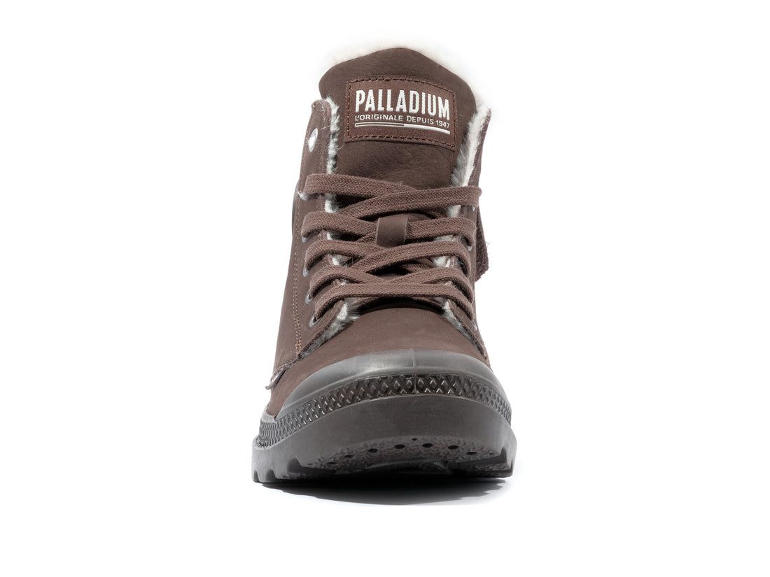 Chocolate Women Palladium Pampa Hi Zip Wl Winter Boots | US-UC2980543