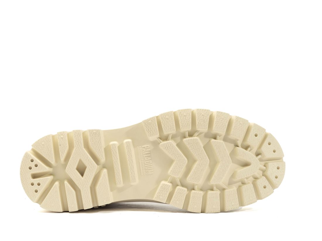 Cream Kids' Palladium Pallashock Organic 2 Sneakers | US-VG1027568