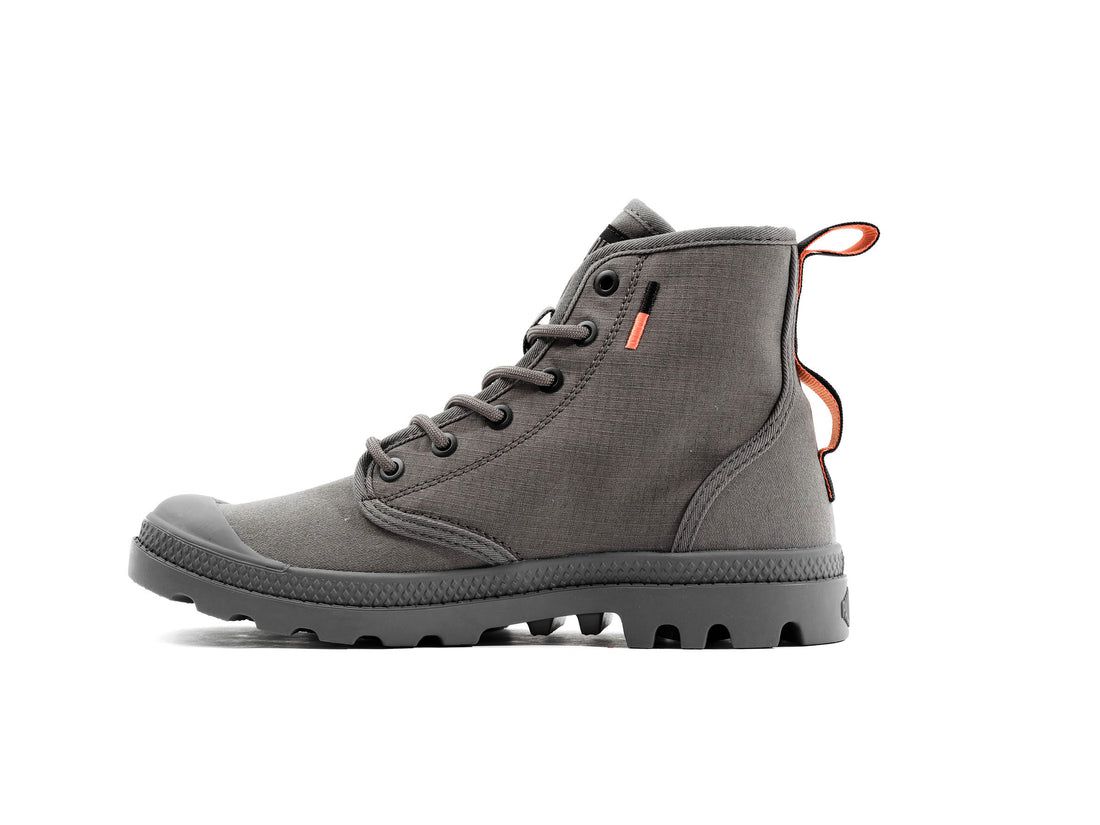 Dark Brown Men Palladium Pampa Hi Supply Rs Boots | US-OT5718469