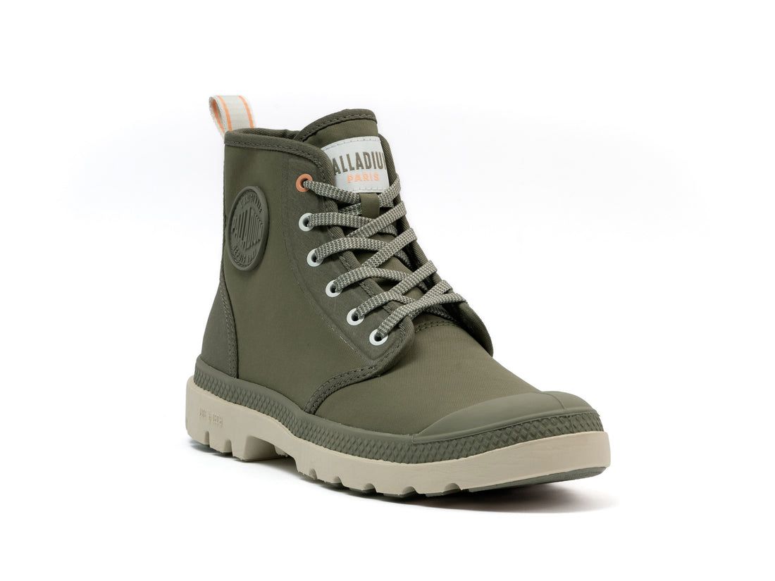 Dark Green Men Palladium Pampa Lite+ Hi Paris Boots | US-LH0914638