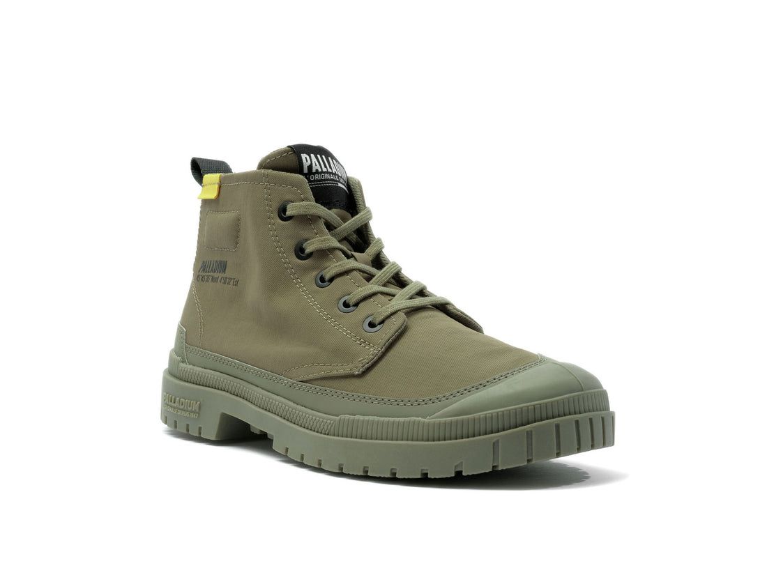 Dark Green Women Palladium Sp20 Hi Tech Boots | US-CK0465128