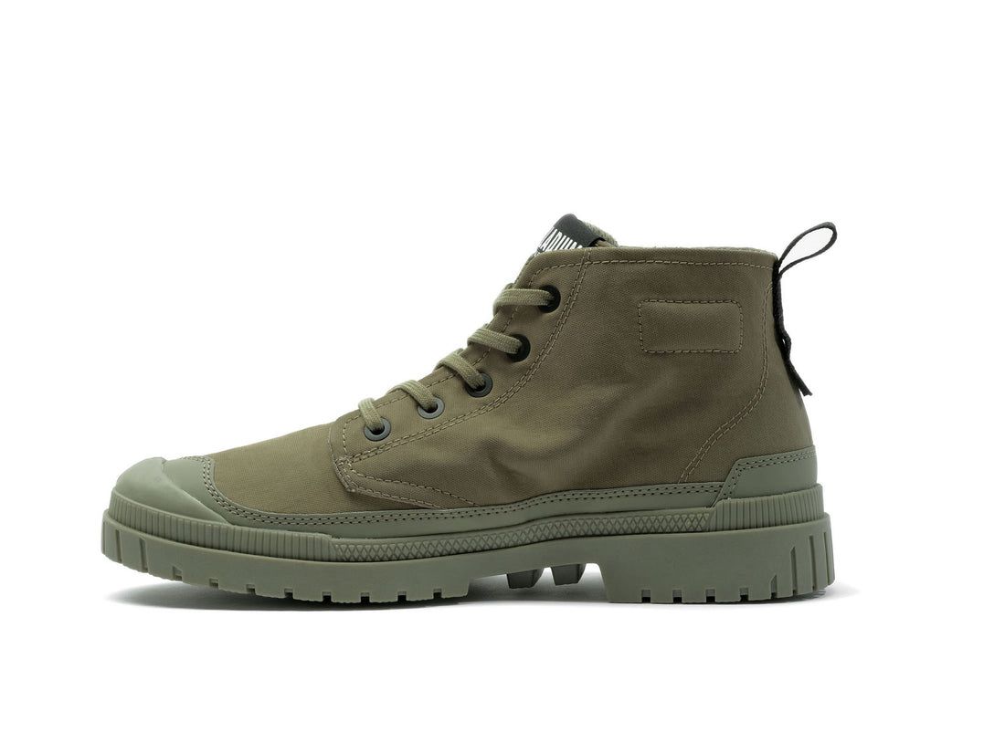 Dark Green Women Palladium Sp20 Hi Tech Boots | US-CK0465128