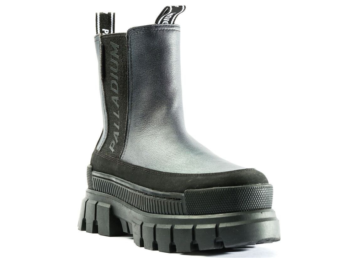 Dark Silver Women Palladium Revolt Chelsea Ranger Boots | US-MS4873026