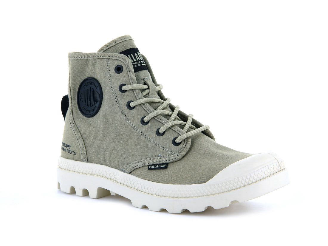 Green Men Palladium Pampa Hi Htg Supply Boots | US-AF9843257