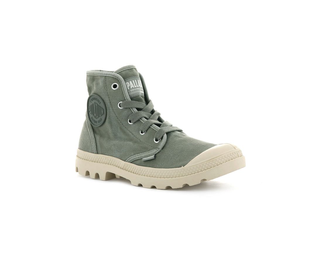 Green Women Palladium Pampa Hi Boots | US-YJ3790685