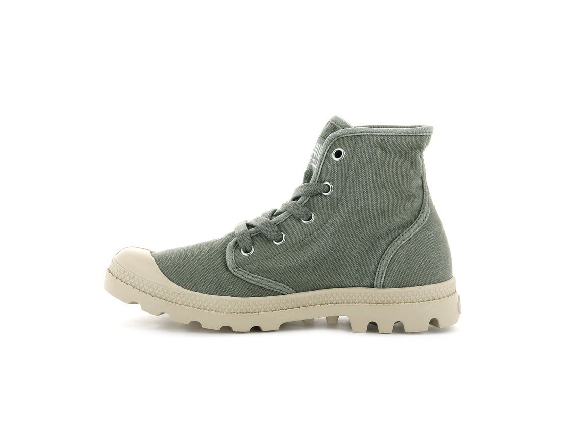 Green Women Palladium Pampa Hi Boots | US-YJ3790685