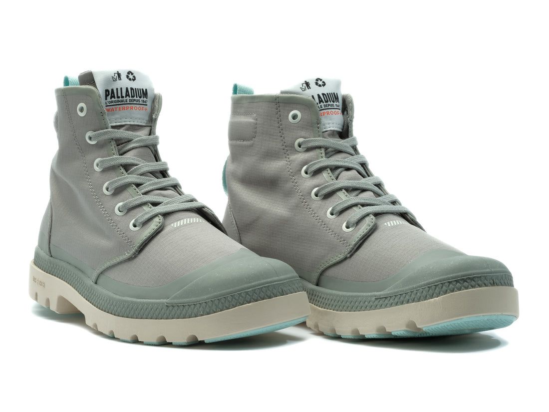 Green Women Palladium Pampa Lite+ Hi Boots | US-SC2468951