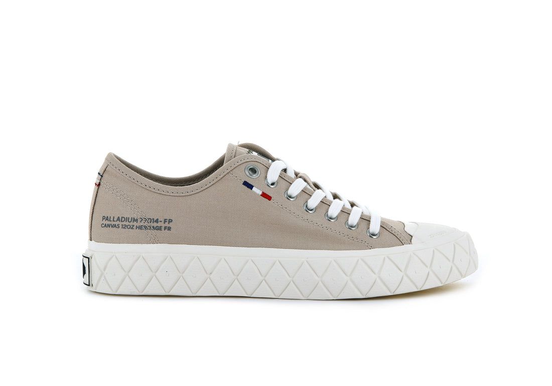 Grey Brown Men Palladium Palla Ace Canvas Sneakers | US-OD6158437