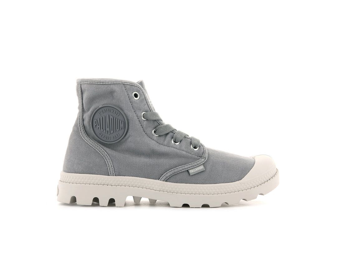 Grey Women Palladium Pampa Hi Boots | US-AC8321690