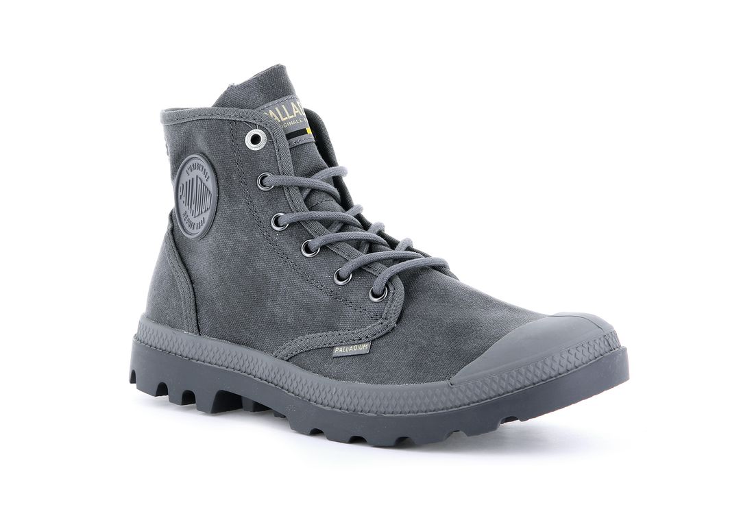 Grey Women Palladium Pampa Hi Wax Boots | US-CD8217395