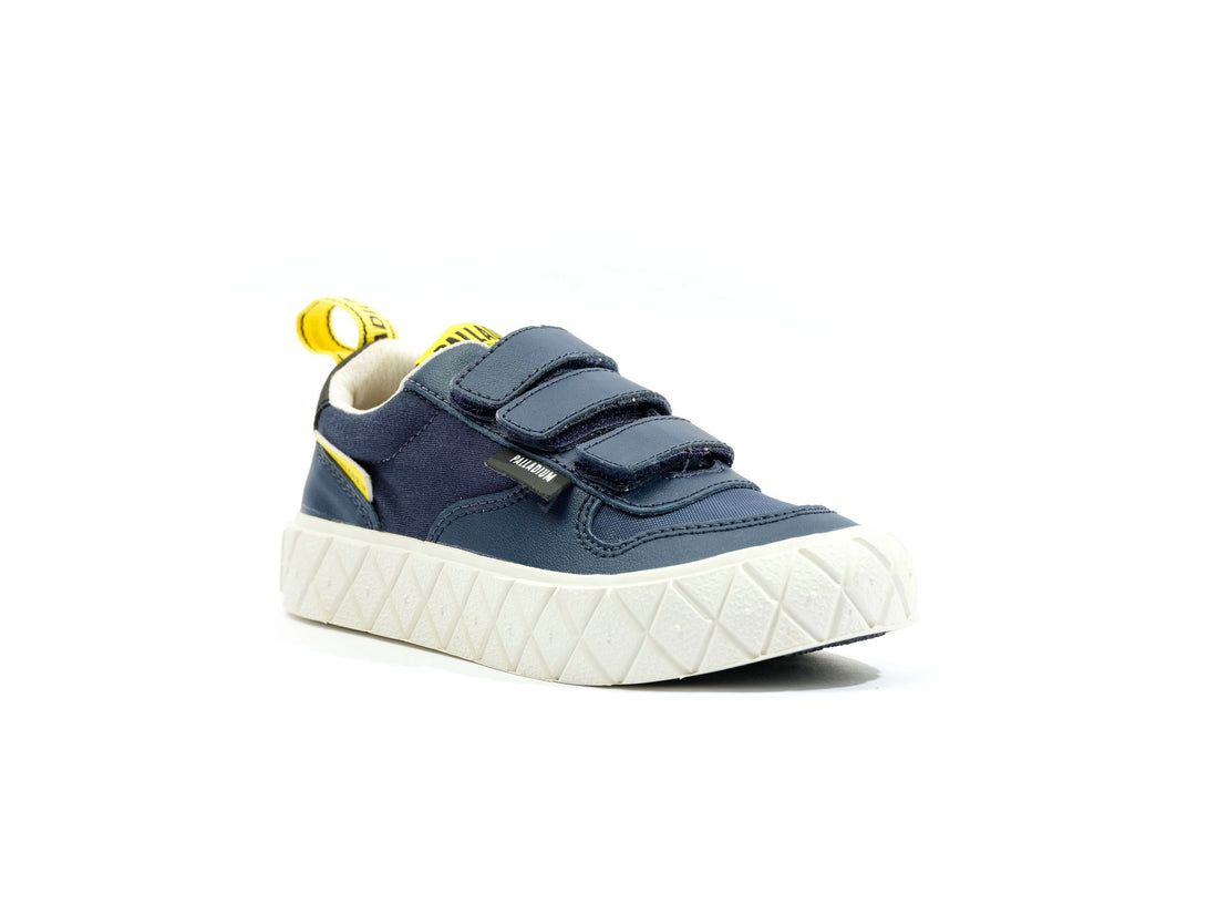 Indigo Kids' Palladium Ace Lo Strap Sneakers | US-XO1380256