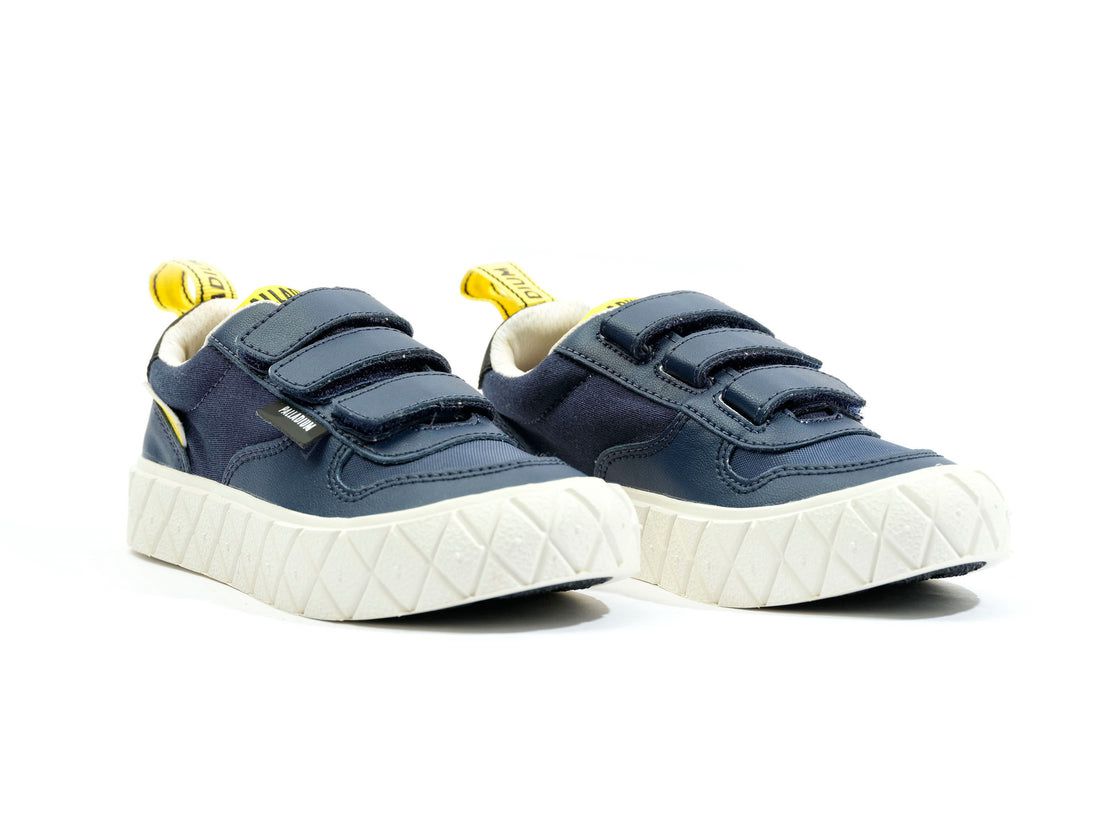 Indigo Kids' Palladium Ace Lo Strap Sneakers | US-XO1380256