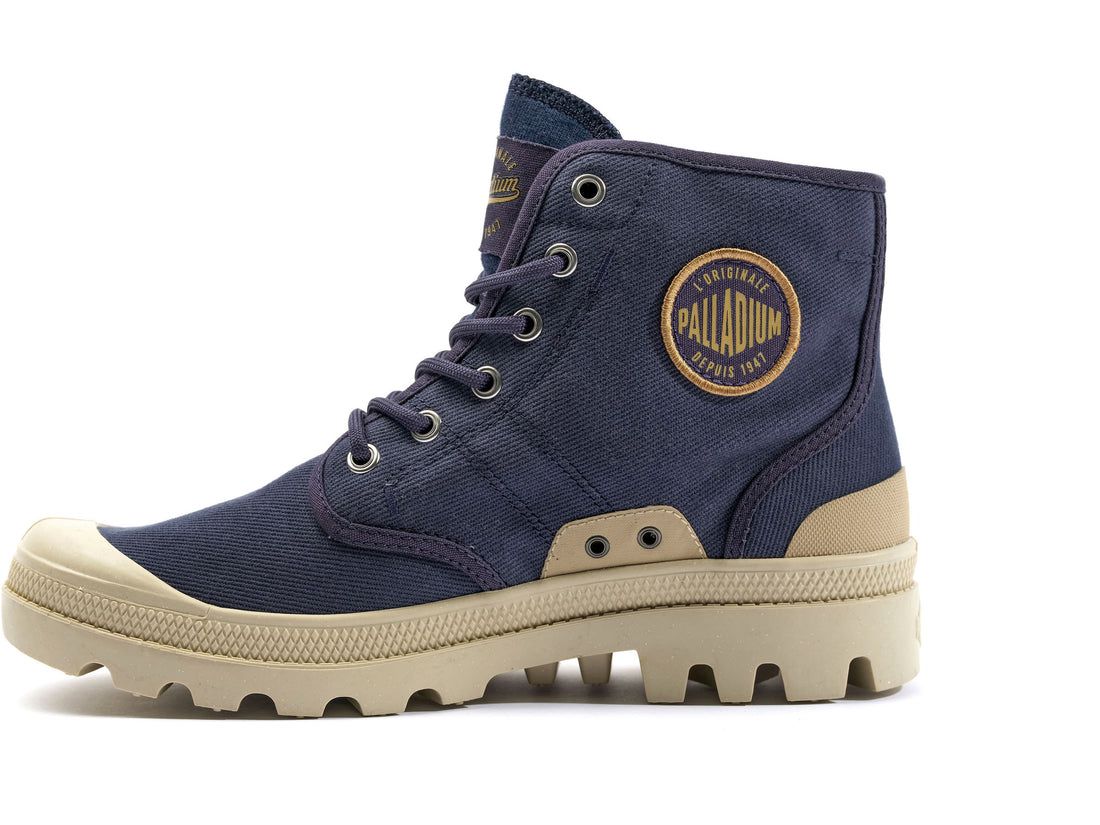 Indigo Kids' Palladium Pallabrousse Workwear Boots | US-ME7092315